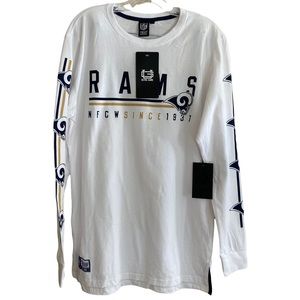 NWT NFL Team Apparel Ultra Game Rams Men's Active Long Sleeve, Medium